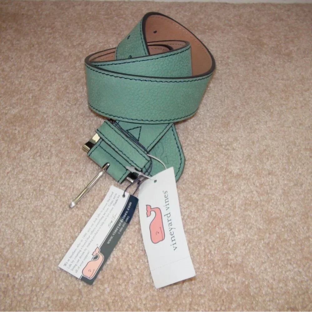 Vineyard Vines Nubuc Tipped Belt